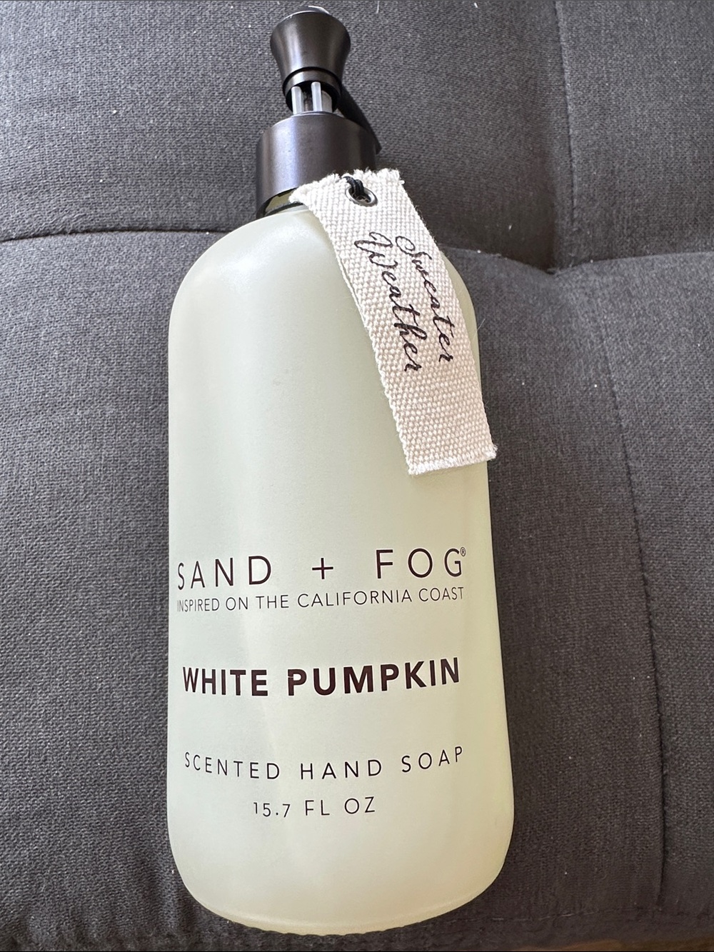 NEW Sand + Fog White Pumpkin Hand Soap 15.7 fl oz